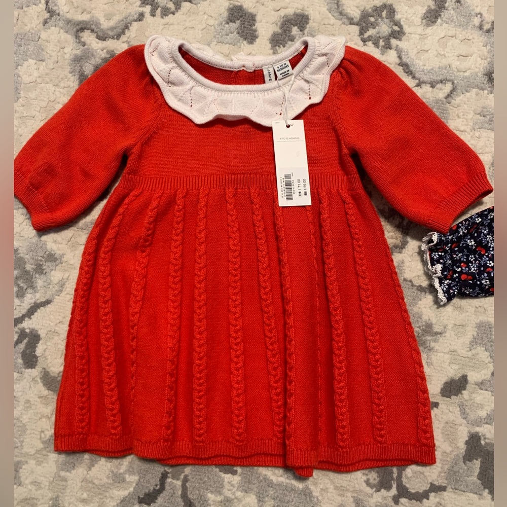 Janie and Jack 6-12m Red Dress